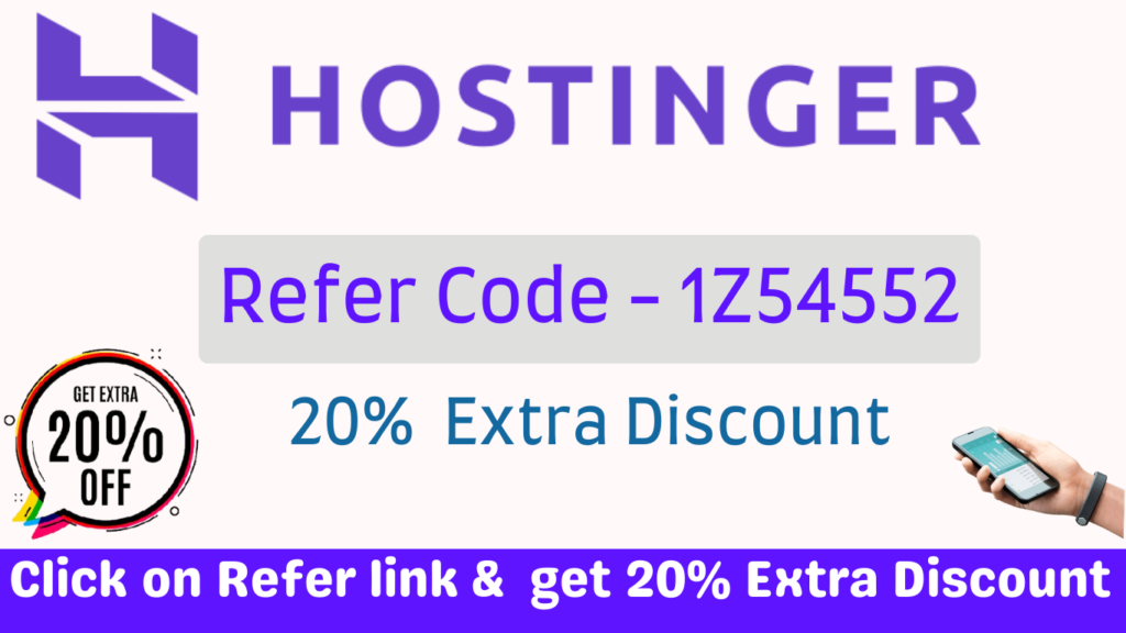 Hostinger Referral Code - 1Z54552